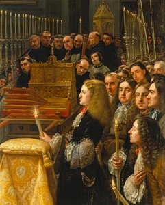 Adoration of the Sagrada Forma by Carlos II, King of Spain