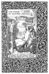 Title Page to The Field of Clover, 1899 by Clemence Housman