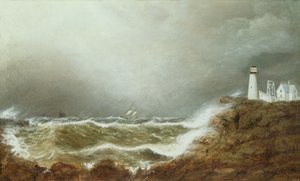 Eastern Point Light, Gloucester Harbour by Clement Drew