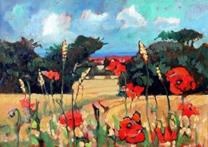 Kent Poppies by Clive Metcalfe