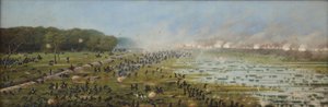 Assault of the First Brazilian Column on Curupaytí by Candido Lopez