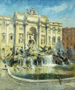 Trevi Fountain, Rome by Colin Campbell Cooper
