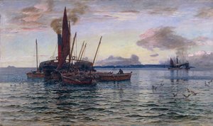 The Herring Market at Sea