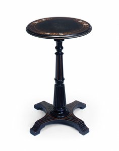 Victorian ebonised occasional table