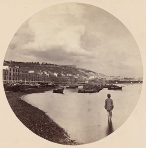 The Chiaia and St. Elmo from the Mergellina, Naples, c. 1863