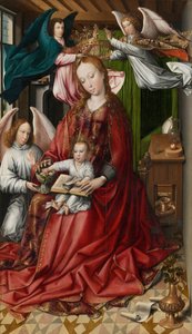 Virgin and Child Crowned by Angels by Colyn de Coter