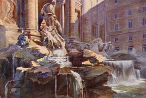 Fountain of Trevi, Rome by Commendator Formilli