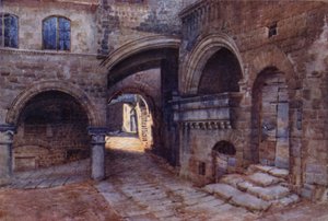Piazza Pellegrino, Viterbo by Commendator Formilli