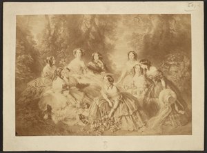 The Empress Eugenie Surrounded by Her Ladies in Waiting