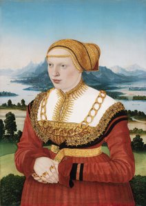Portrait of Katherina Knoblauch (1513-1542) by Conrad Faber von Kreuznach
