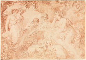 Shepherds and Shepherdesses by Conrad Martin Metz