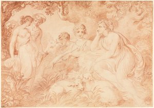 Shepherds and Shepherdesses by Conrad Martin Metz