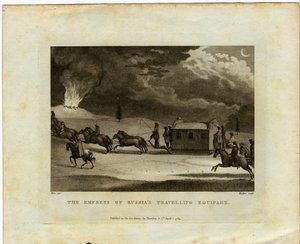 The Empress of Russia Travelling across the country