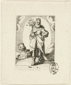 Sol, plate four from Der VII Planeten by Conrad Meyer