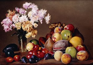 Still Life with Fruit and Flowers