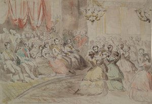 A State Ball, Presumably with Napoleon III by Constantin Guys