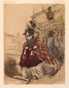 Street Scene by Constantin Guys