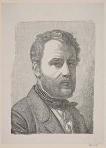 Portrait of Wilhelm Marstrand by Constantin Hansen