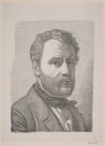 Portrait of Wilhelm Marstrand by Constantin Hansen