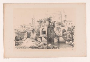 Bridge with Overgrown Tower (The Landscape series)