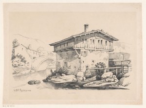 House and Watermill in Mountain Village