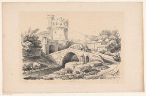 Landscape with Fort and Bridge (The Landscape series) by Constantinus Cornelis Huysmans