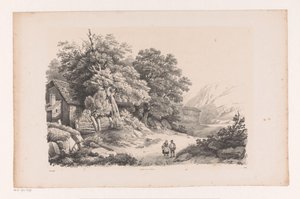 Landscape with Two Figures on a Country Road