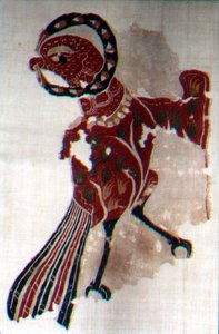 Cloth with eagles by Coptic