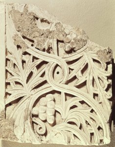 Fragment of a frieze, from the monastery of Apa Jeremias, Sakkara