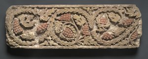 Frieze with Foliage and Grapes, 300s-400s by Coptic Coptic