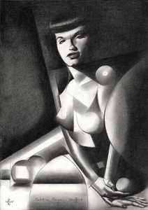Alluring Cubist Woman by Corné Akkers