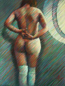 Bare Back Contemplation by Corné Akkers
