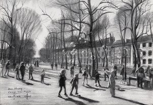 Children Playing Bubbles by Corné Akkers