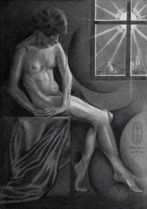 Elegant Figure Window View