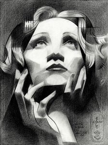 Elegant Upward Gaze by Corné Akkers