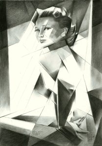 Faceted Female Portrait