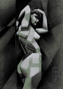 Geometric Nude Figure