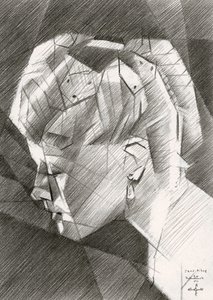 Geometric Profile Portrait by Corné Akkers