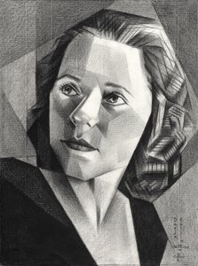 Geometric Woman Portrait