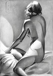 Graceful Female Nude by Corné Akkers