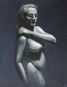 Graceful Nude Figure by Corné Akkers