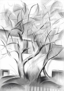 Modern Abstract Trees by Corné Akkers