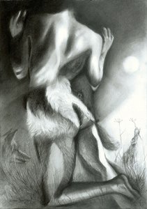 Moonlit Badger Transformation by Corné Akkers
