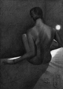 Nude Figure Study by Corné Akkers