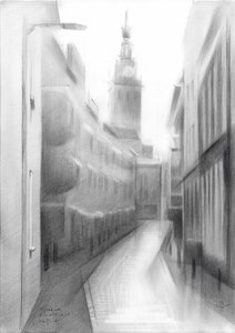 Old City Tower Sketch
