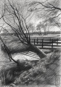 Rural Winter Landscape