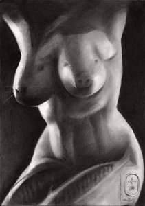Surreal Hybrid Female Form by Corné Akkers
