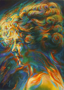 Vibrant Woman Profile by Corné Akkers