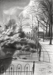 Winter Park Shadows by Corné Akkers