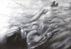 Woman Emerging From Water by Corné Akkers